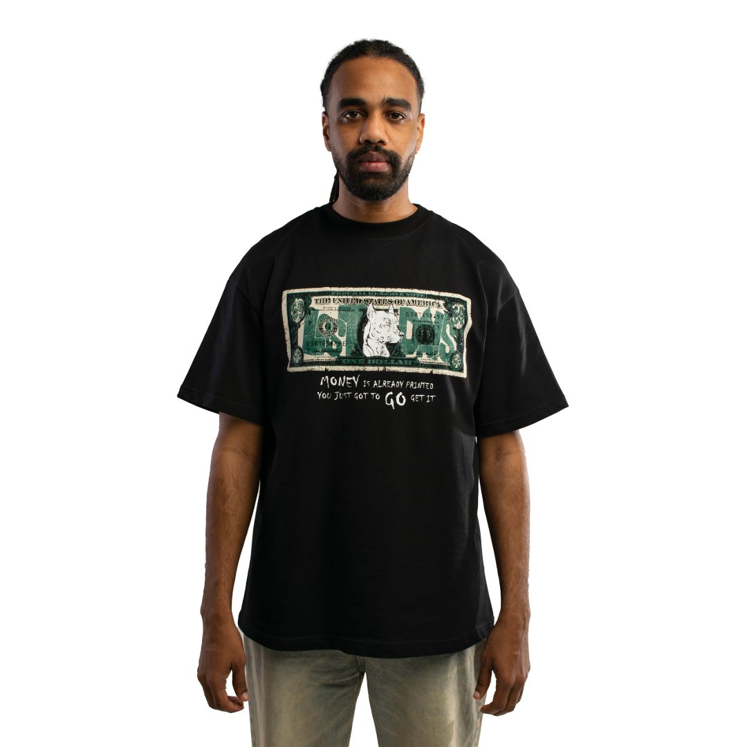 Money is Already Printed - T-shirt - Black | Lost Days
