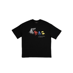 No place to sit - T-shirt - Black | Lost Days