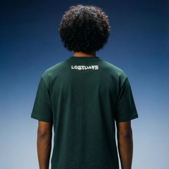 Forest Green Oversized- T-shirt - Green | Lost Days