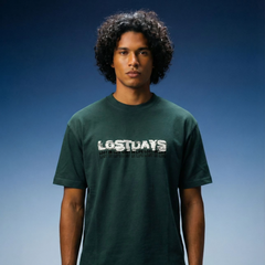 Forest Green Oversized- T-shirt - Green | Lost Days