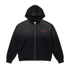 Lost Cloud - Faded Black Double-Zip Hoodie | Lost Days x Cloud 9