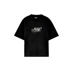 The Midnight Drive Oversized - T-shirt - Black | Lost Days