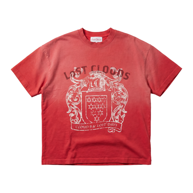 Lost Cloud - Faded Red T-shirt | Lost Days x Cloud 9